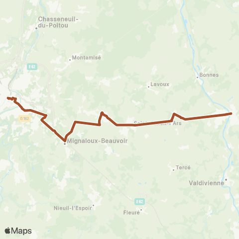 Vitalis Chauvigny Mairie-Gare Routière map