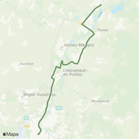 Vitalis Beaumont Tricherie-Gare Routière map