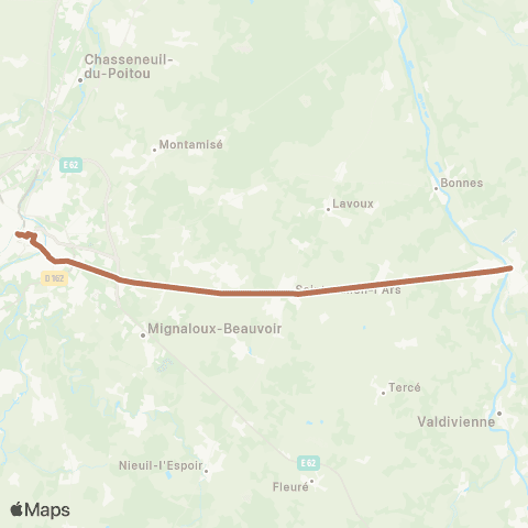 Vitalis Chauvigny Mairie-Gare Routière map