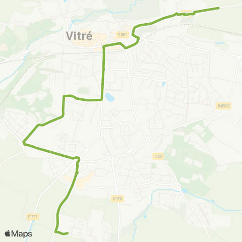 Mova (Vitobus) Grand Fougeray - Pont Billon map