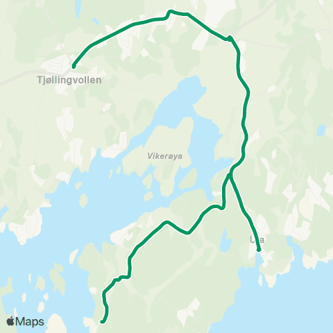 VKT - Vestfold Kollektivtrafikk Hem-Tjodalyng skole map