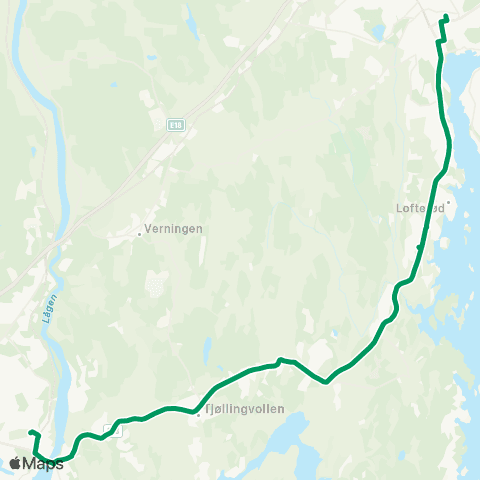 VKT - Vestfold Kollektivtrafikk Tjodalyng skole-Skallist-Hem map
