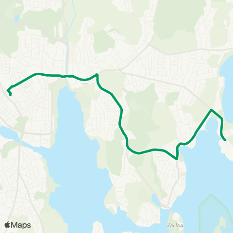 VKT - Vestfold Kollektivtrafikk Tønsberg-Råel øvre-Vallø map