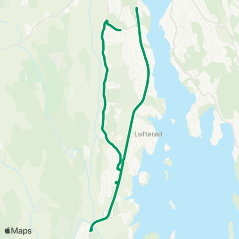 VKT - Vestfold Kollektivtrafikk Hystad-Ranvik ungdomsskole map