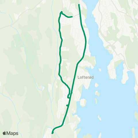 VKT - Vestfold Kollektivtrafikk Ranvik-Store Bergan-Stubb map