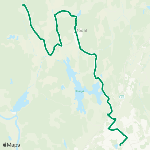 VKT - Vestfold Kollektivtrafikk Sandefjord-Kodal-Gjersta map