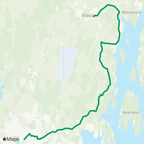 VKT - Vestfold Kollektivtrafikk Sandefjord-Helgerød-Stokke map