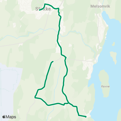 VKT - Vestfold Kollektivtrafikk Stokke-Hvålsåsen-Feen map