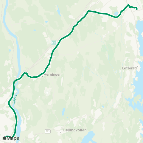 VKT - Vestfold Kollektivtrafikk Thor Heyerdahl-Sandefjord map