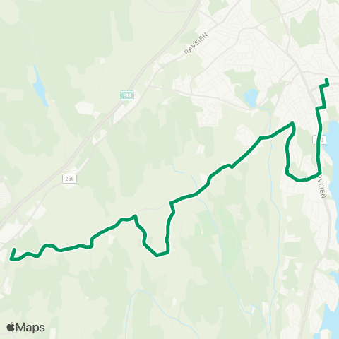 VKT - Vestfold Kollektivtrafikk Sandefjord-Himberg map