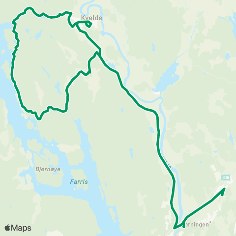 VKT - Vestfold Kollektivtrafikk Farrisbygda-Hedrum-Rødbøl map
