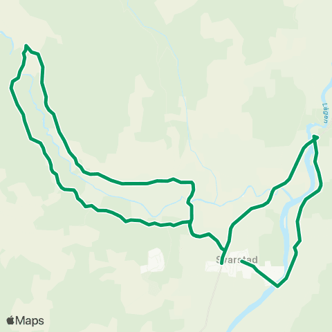 VKT - Vestfold Kollektivtrafikk Svarstad-Kviberg map