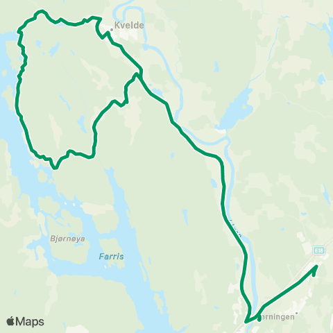 VKT - Vestfold Kollektivtrafikk Lysebo-Hedrum-Rødbøl map