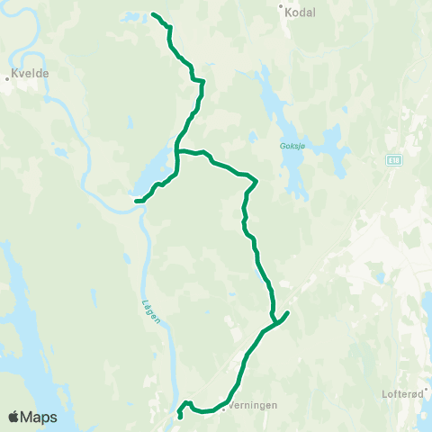 VKT - Vestfold Kollektivtrafikk Hedrum-Mørk-Tangen map