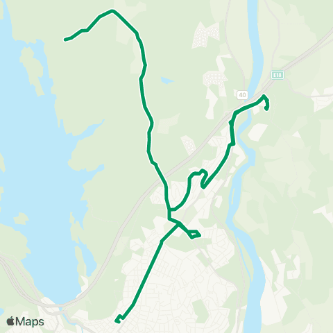 VKT - Vestfold Kollektivtrafikk Ono-Larvik map