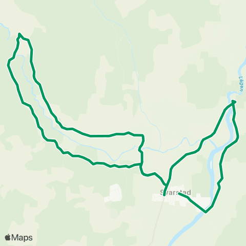 VKT - Vestfold Kollektivtrafikk Lardal uskole-Kviberg map
