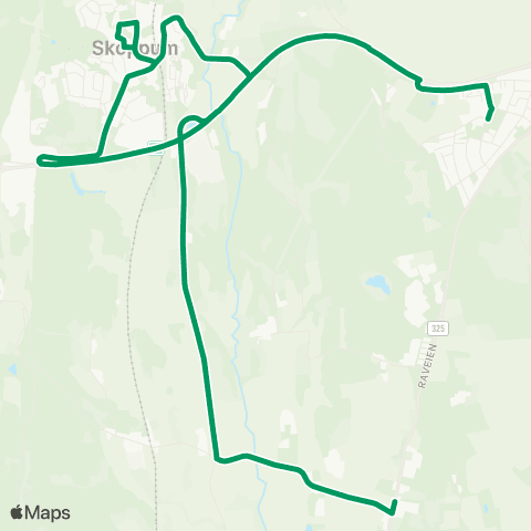 VKT - Vestfold Kollektivtrafikk Borre usk-Skoppum-Adal map