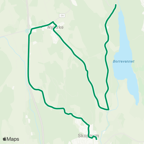 VKT - Vestfold Kollektivtrafikk Lysheim-Nykirke-Vikveien map