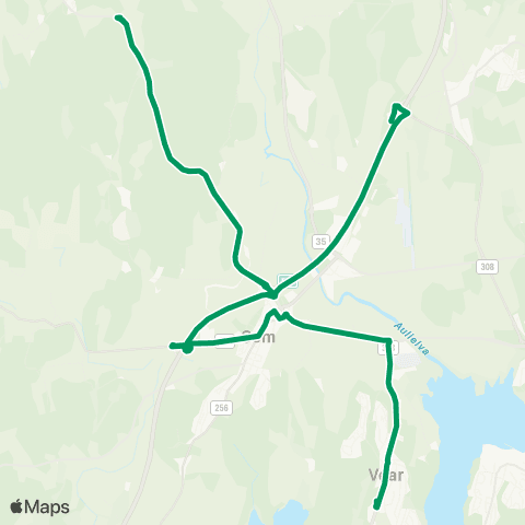 VKT - Vestfold Kollektivtrafikk Husøy-Borgheim map