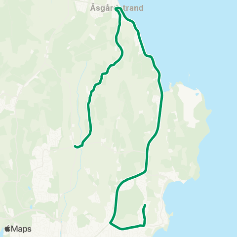 VKT - Vestfold Kollektivtrafikk Ringshaug-Åsg.strand-Eik-Tbg map