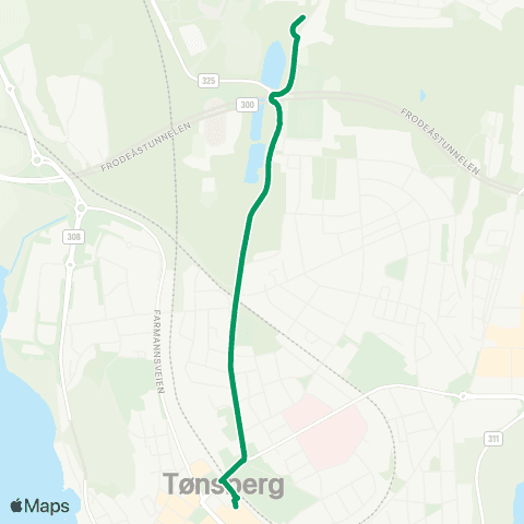 VKT - Vestfold Kollektivtrafikk Greveskogen-Tønsberg map