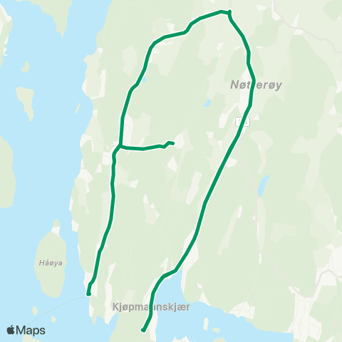 VKT - Vestfold Kollektivtrafikk Lindhøy-Hulebak-V.Ende map