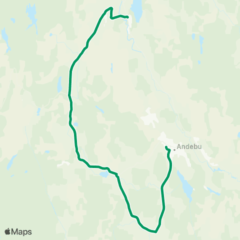 VKT - Vestfold Kollektivtrafikk Andebu-Skjelland-Heimdal map