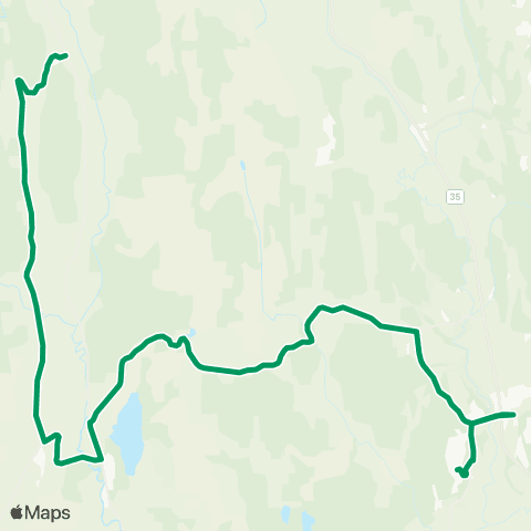 VKT - Vestfold Kollektivtrafikk Vivestad-Bergsåsen map