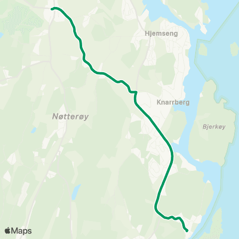 VKT - Vestfold Kollektivtrafikk Husøy-Borgheim usk map