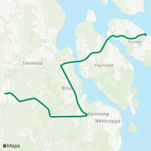 VKT - Vestfold Kollektivtrafikk Tønsberg-Nauen map