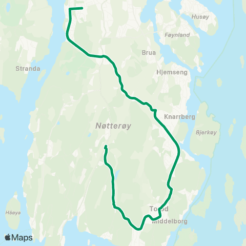 VKT - Vestfold Kollektivtrafikk Strengsdal-Borgheim-Steinersk map