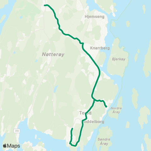 VKT - Vestfold Kollektivtrafikk Lindhøy-Svelvikstranda-Mågerø map