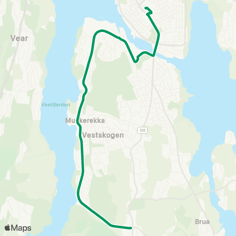 VKT - Vestfold Kollektivtrafikk Tønsberg-Kaldnes-Borgheim map