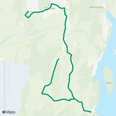 VKT - Vestfold Kollektivtrafikk Feen-Stokke map