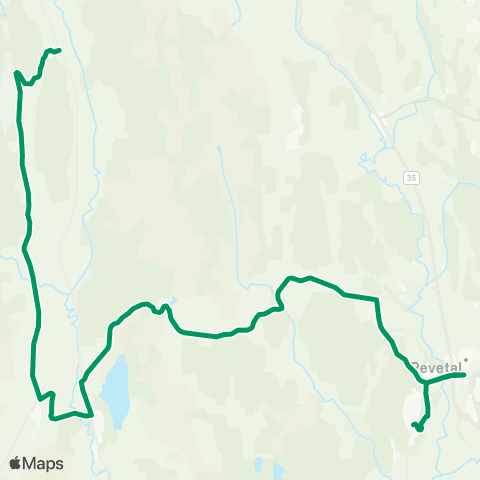 VKT - Vestfold Kollektivtrafikk Vivestad-Bergsåsen map