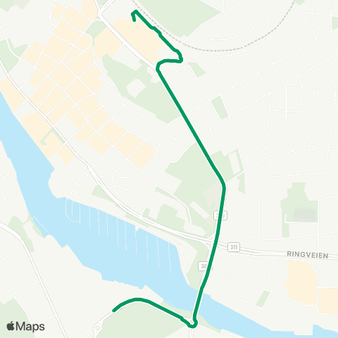 VKT - Vestfold Kollektivtrafikk Færder-Tønsberg map