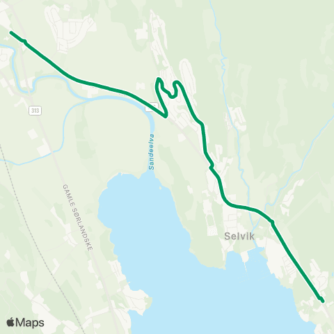 VKT - Vestfold Kollektivtrafikk Selvik-Haga skole map