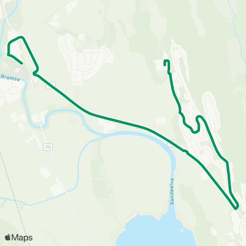 VKT - Vestfold Kollektivtrafikk Skafjell-Klokkerjordet skole map