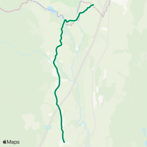 VKT - Vestfold Kollektivtrafikk Sande stasjon-Sande vgs map
