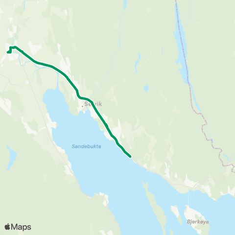 VKT - Vestfold Kollektivtrafikk Bergeråsen-Sande vgs map