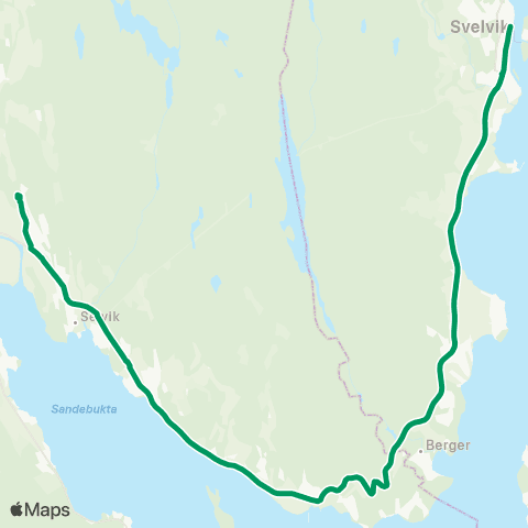 VKT - Vestfold Kollektivtrafikk Svelvik-Sande v.skole map