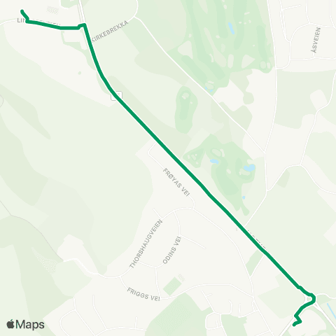 VKT - Vestfold Kollektivtrafikk Hof-Hof skole map