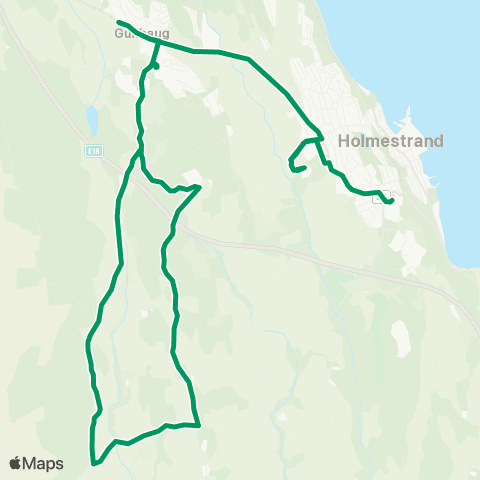 VKT - Vestfold Kollektivtrafikk Botne Kirke-Gjøklep map
