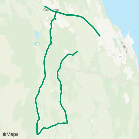 VKT - Vestfold Kollektivtrafikk Kornto-Botne-Gjøklep map