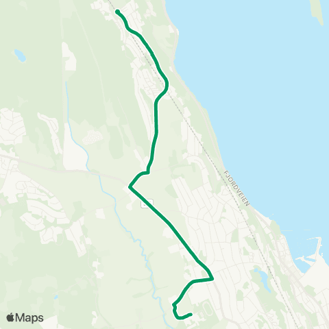 VKT - Vestfold Kollektivtrafikk Gjøklep usk-Kleiverud map