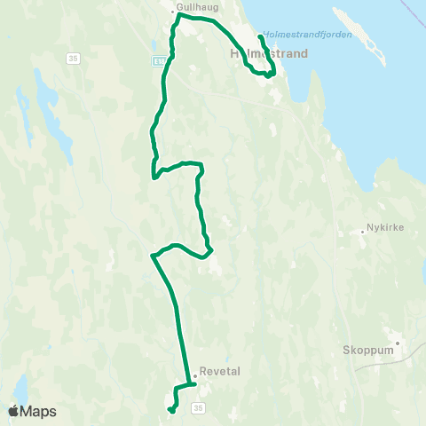VKT - Vestfold Kollektivtrafikk Holmestrand-Re vgs map