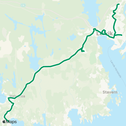 VKT - Vestfold Kollektivtrafikk Nordbyen-Nevlunghavn map