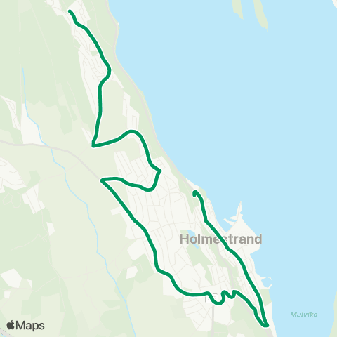 VKT - Vestfold Kollektivtrafikk Kleiverud-Holmestrand map