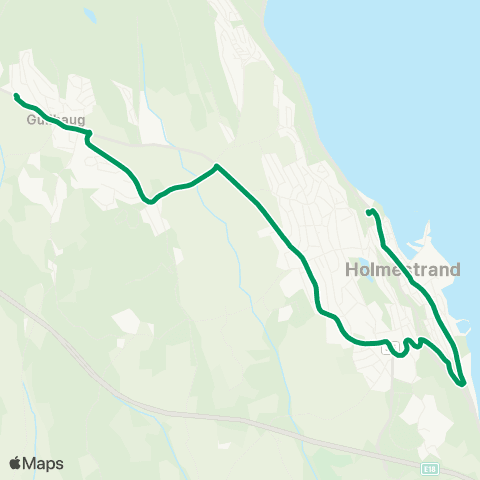 VKT - Vestfold Kollektivtrafikk Gullhaug-Kleiverud-Holmestrand map