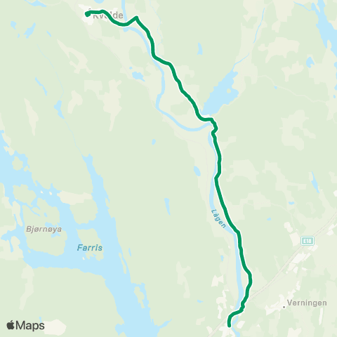 VKT - Vestfold Kollektivtrafikk Kverken-Sundet-Kvelde sk map